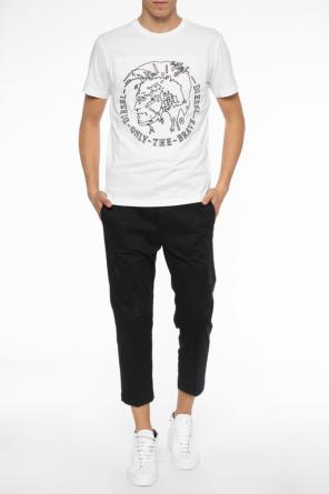 Logo-embroidered t-shirt, zdjęcie 2 Logo-embroidered t-shirt od Diesel